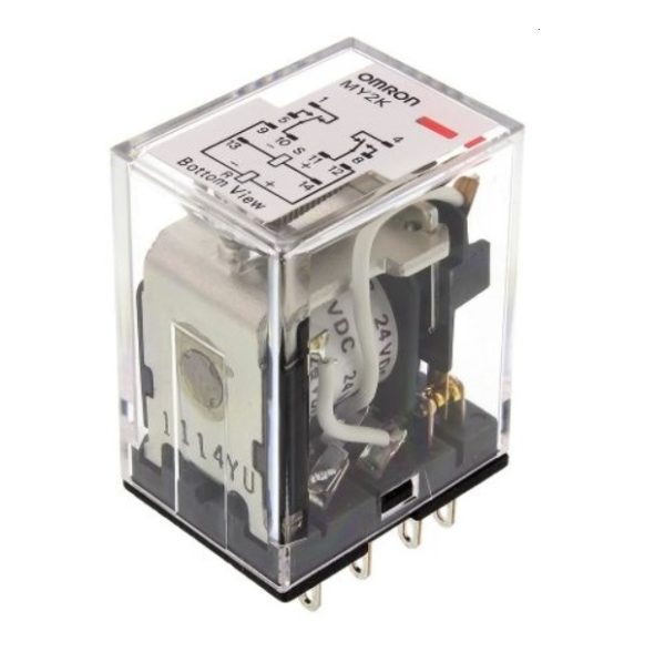 Omron MY2K DC24 Latching Relay DPDT 3A