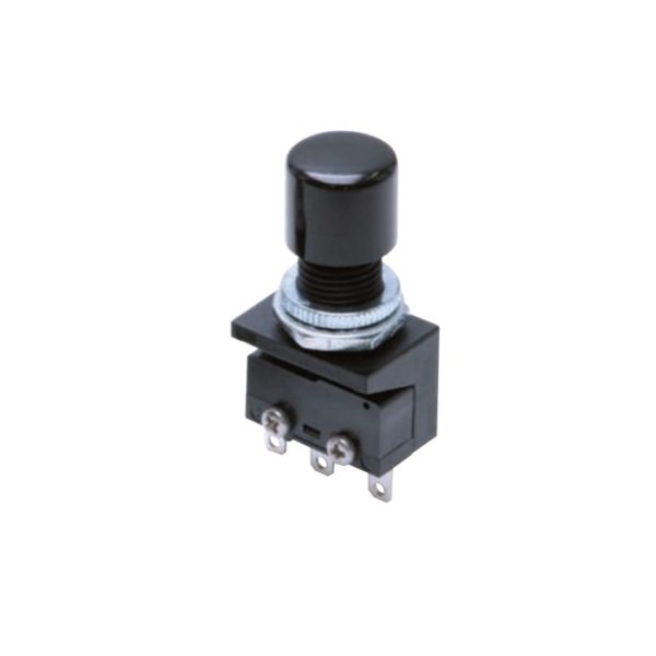 Omron A2A-4B Push button Switch, SPDT, Black