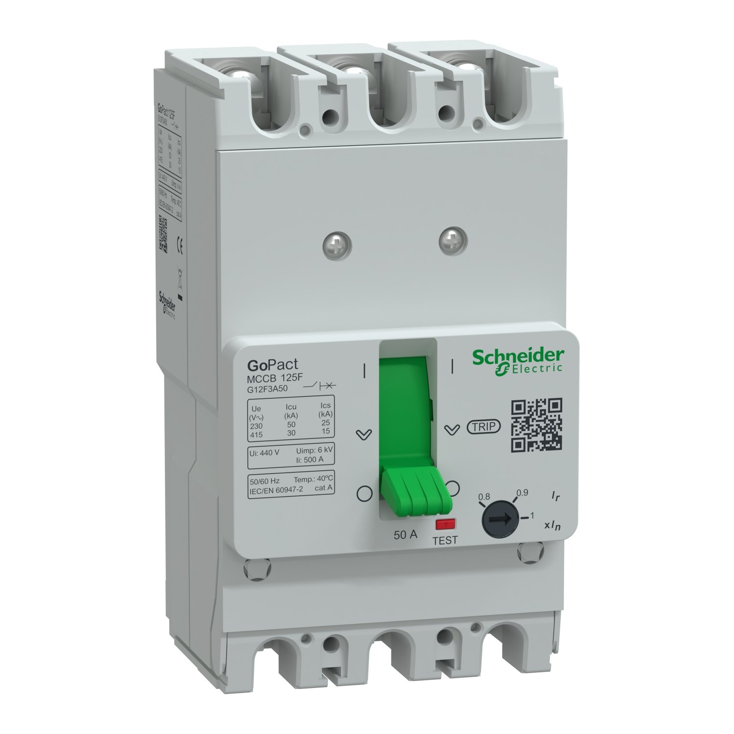 Schneider G12F3A50 Molded Case Circuit Breaker (MCCB)