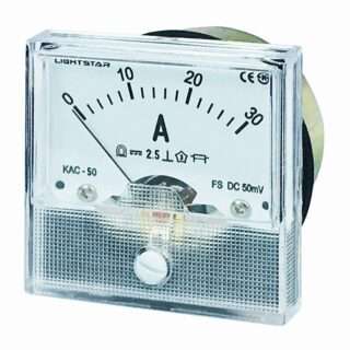 LIGHTSTAR KAC-50-5A-2  DC Current Analog Meter