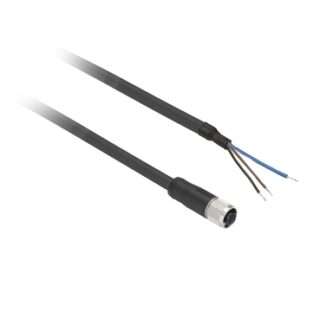 Telemecanique Sensors XZCP0566L5 cable with straight female connector