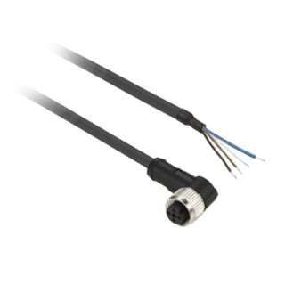 Telemecanique Sensors XZCP1041L2 cable with elbowed female connector