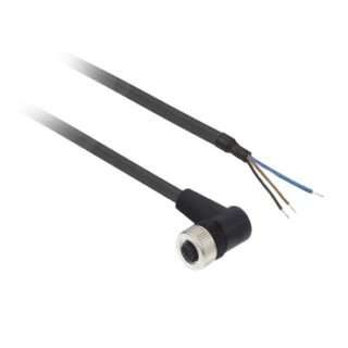 Telemecanique Sensors XZCP1340L10 cable with elbowed female connector