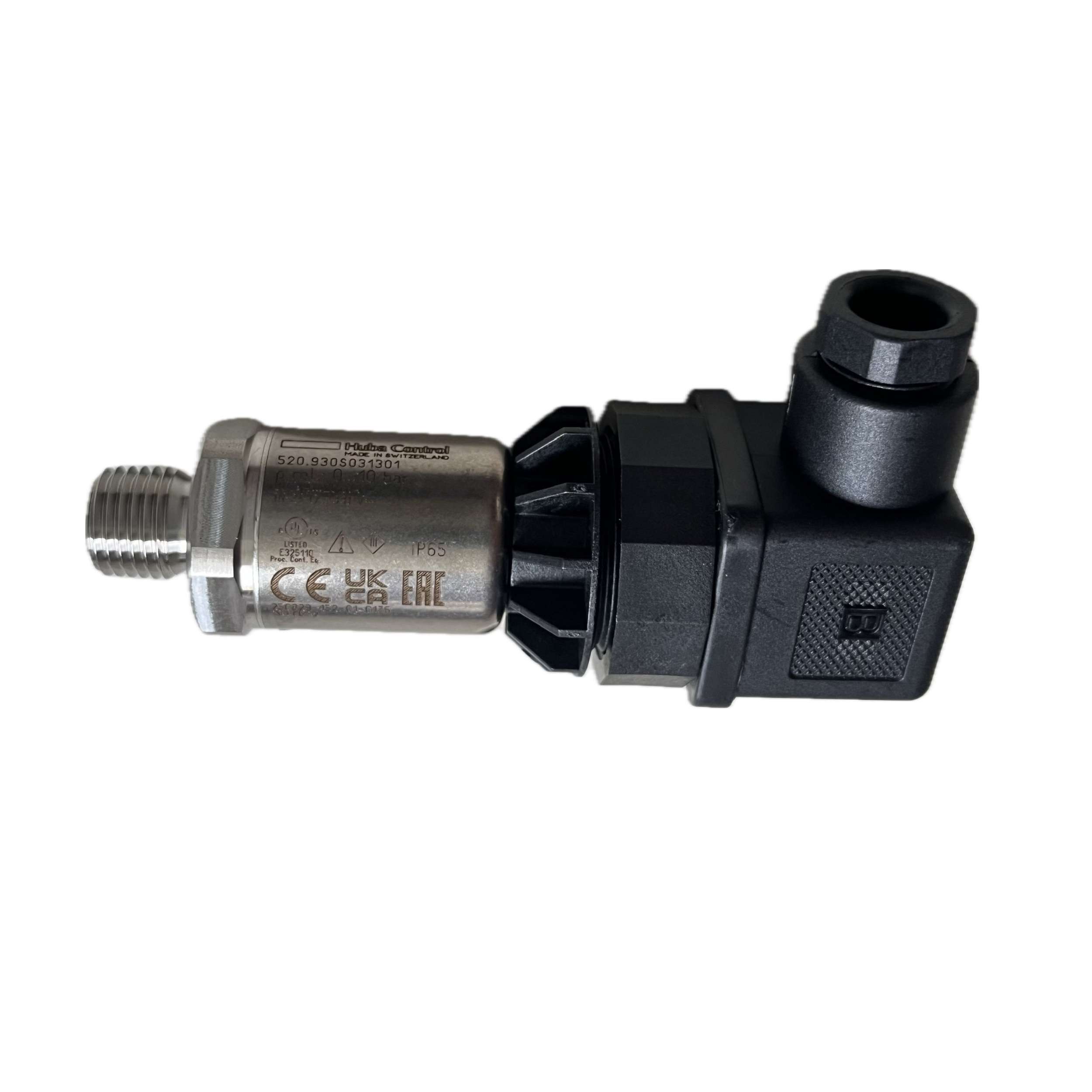 Huba Control 520.930S031301 Pressure Sensor, 0..10bar, 4..20mA, 7..33VDC - Image 3