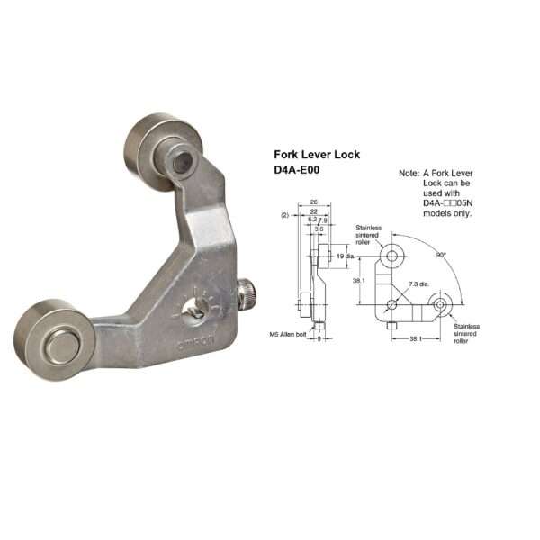 Omron D4A-E00 Fork Lever Lock