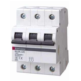 Mitsubishi BH-D6 3P 50A C N MCB