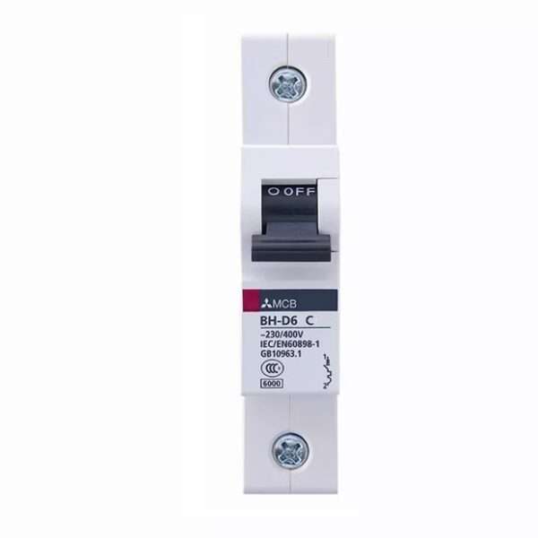 Mitsubishi BH-D6 1P 16A TYPE C N Miniature Circuit Breakers (MCB)