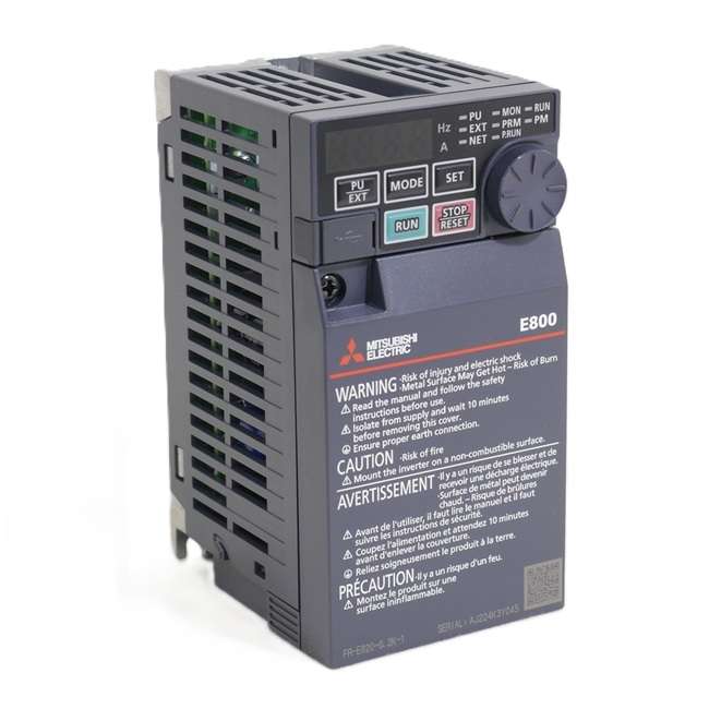 【新品】三菱 インバータ FR-E820-2.2K-1 三菱電機 FR-E820-2.2K-1 三相200v 適用モータ容量:2.2kw 標準