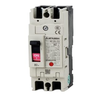 Mitsubishi NF125-CV 2P 80A Molded Case Circuit Breaker (MCCB)