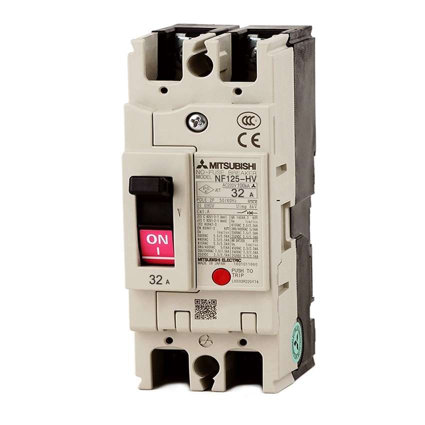 Mitsubishi NF125-HV 2P 32A Molded Case Circuit Breaker (MCCB)