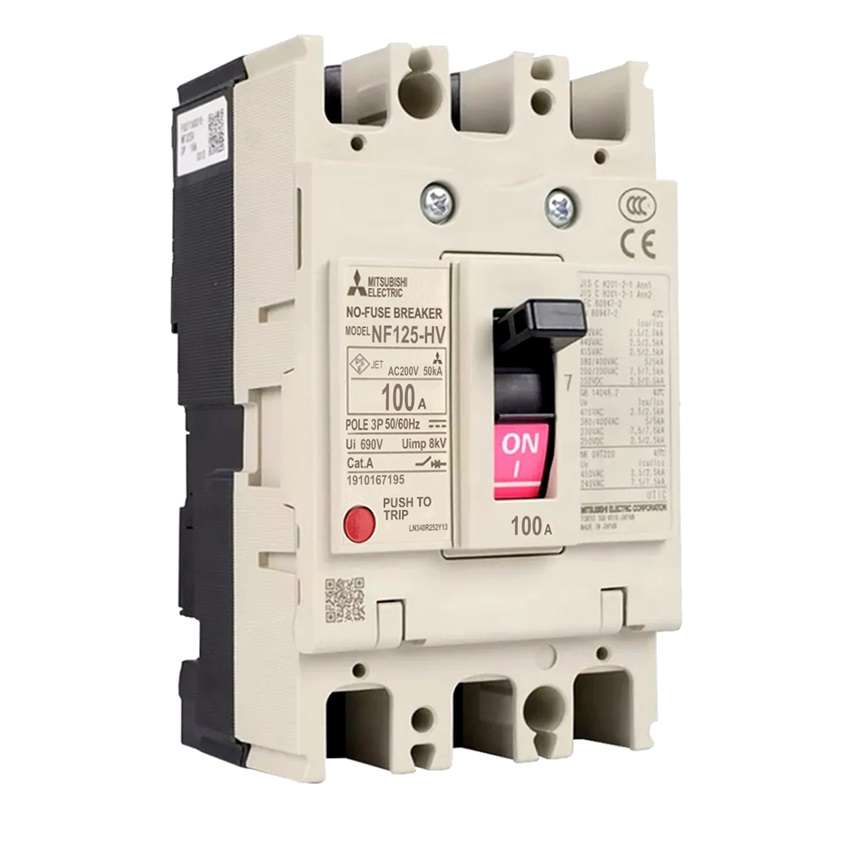 Mitsubishi NF125-HV 3P 100A Molded Case Circuit Breaker (MCCB)