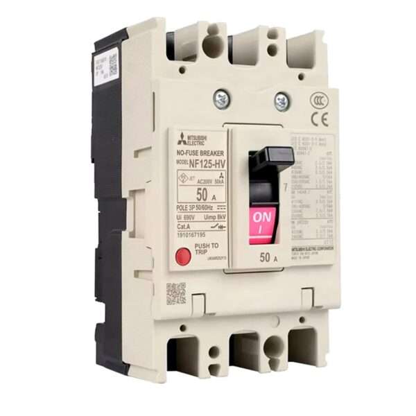 Mitsubishi NF125-HV 3P 50A Molded Case Circuit Breaker (MCCB)