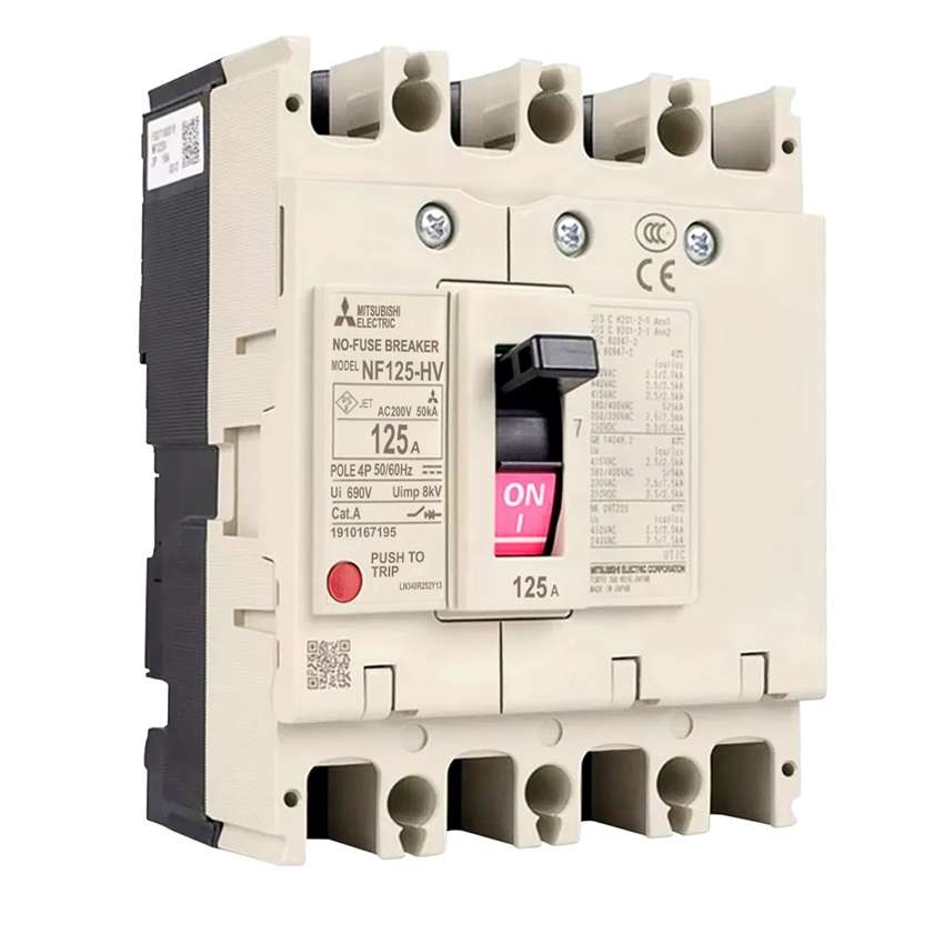 Mitsubishi NF125-HV 4P 125A Molded Case Circuit Breaker (MCCB)