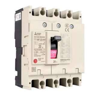 Mitsubishi NF125-HV 4P 20A Molded Case Circuit Breaker (MCCB)