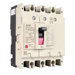 Mitsubishi NF125-HV 4P 75A Molded Case Circuit Breaker (MCCB)
