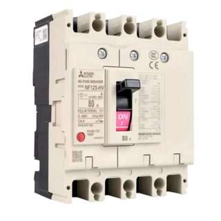 Mitsubishi NF125-HV 4P 80A Molded Case Circuit Breaker (MCCB)