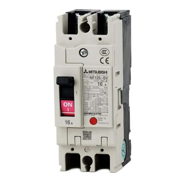 Mitsubishi NF125-SV 2P 16A Molded Case Circuit Breaker (MCCB)