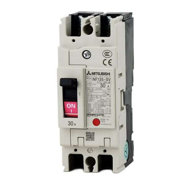 Mitsubishi NF125-SV 2P 30A Molded Case Circuit Breaker (MCCB)
