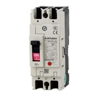 Mitsubishi NF125-SV 2P 60A Molded Case Circuit Breaker (MCCB)