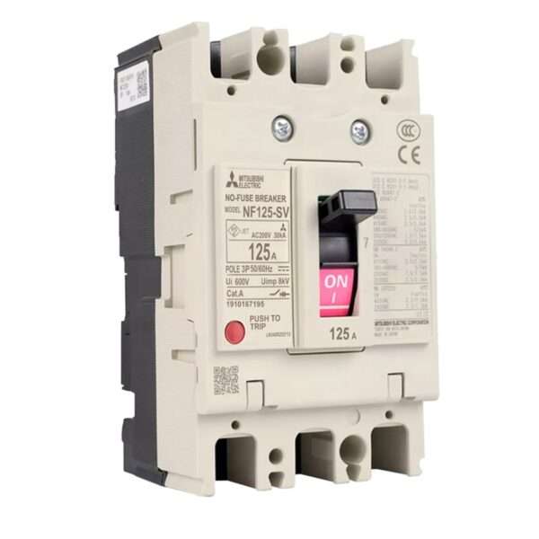 Mitsubishi NF125-SV 3P 125A Molded Case Circuit Breaker (MCCB)