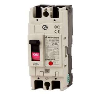 Mitsubishi NF250-HV 2P 200A Molded Case Circuit Breaker (MCCB)