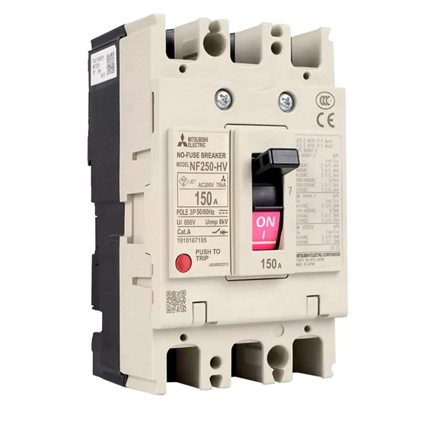 Mitsubishi NF250-HV 3P 150A Molded Case Circuit Breaker (MCCB)