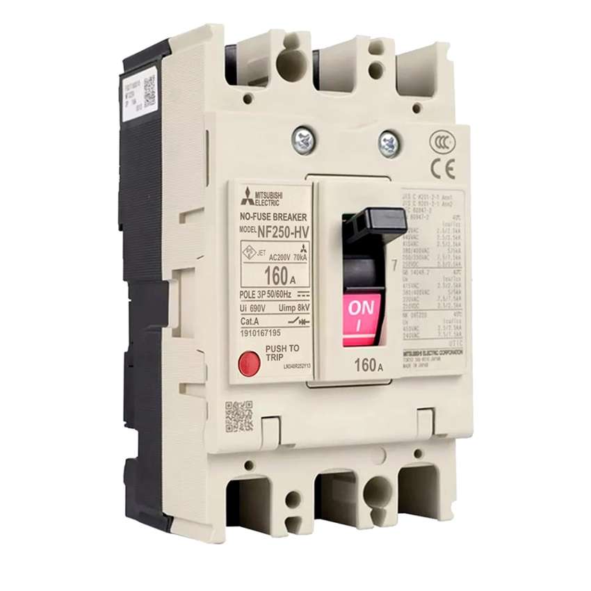 Mitsubishi NF250-HV 3P 160A Molded Case Circuit Breaker (MCCB)