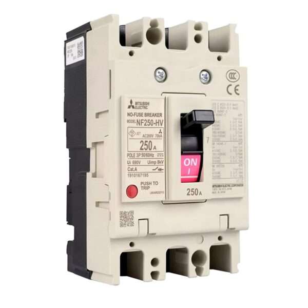 Mitsubishi NF250-HV 3P 250A Molded Case Circuit Breaker (MCCB)