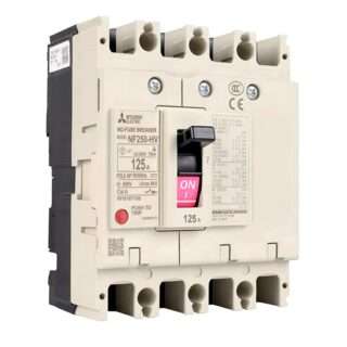 Mitsubishi NF250-HV 4P 125A Molded Case Circuit Breaker (MCCB)