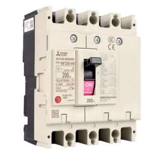 Mitsubishi NF250-HV 4P 200A Molded Case Circuit Breaker (MCCB)