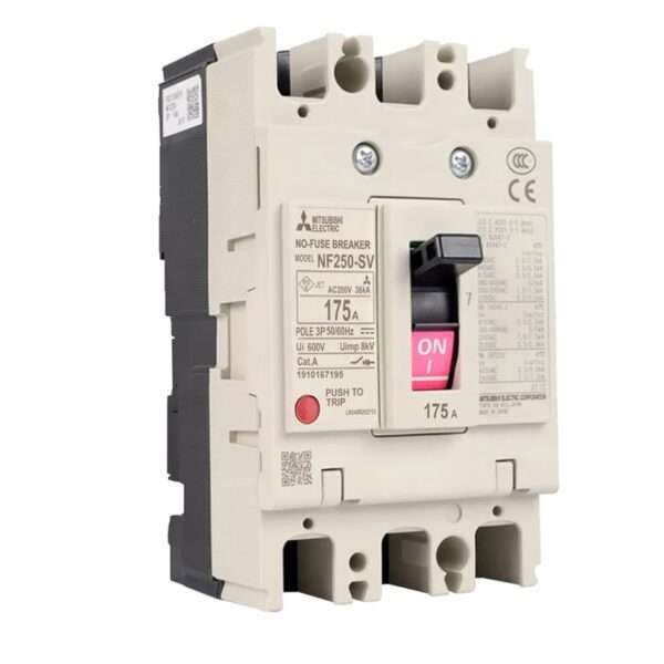Mitsubishi NF250-SV 3P 175A Molded Case Circuit Breaker (MCCB)