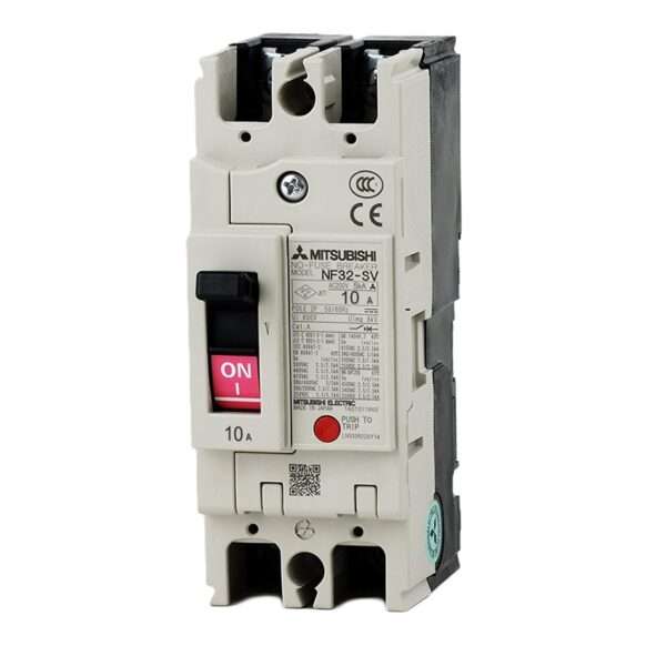 Mitsubishi NF32-SV 2P 10A Molded Case Circuit Breaker (MCCB)