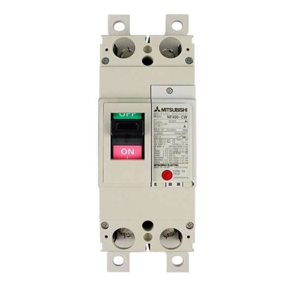 Mitsubishi NF400-CW 2P 250A Molded Case Circuit Breaker (MCCB)