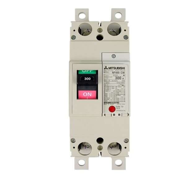 Mitsubishi NF400-CW 2P 300A Molded Case Circuit Breaker (MCCB)
