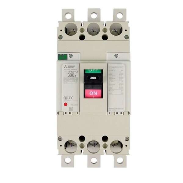 Mitsubishi NF400-CW 3P 300A Molded Case Circuit Breaker (MCCB)