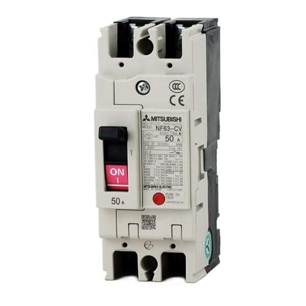 Mitsubishi NF63-CV 2P 50A Molded Case Circuit Breaker (MCCB)