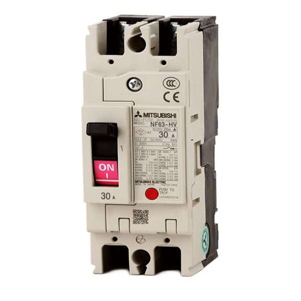 Mitsubishi NF63-HV 2P 30A Molded Case Circuit Breaker (MCCB)