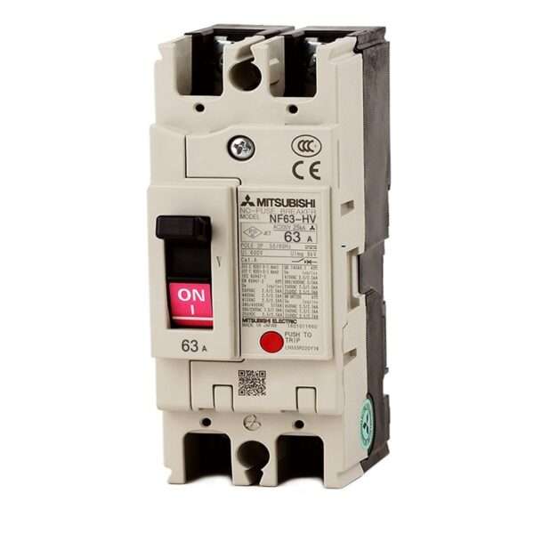 Mitsubishi NF63-HV 2P 63A Molded Case Circuit Breaker (MCCB)