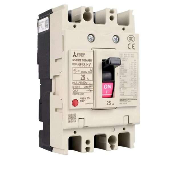 Mitsubishi NF63-HV 3P 25A Molded Case Circuit Breaker (MCCB)