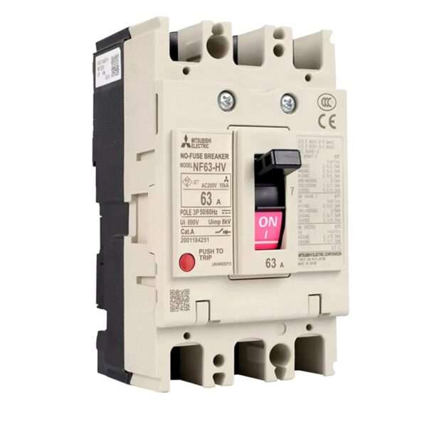 Mitsubishi NF63-HV 3P 63A Molded Case Circuit Breaker (MCCB)