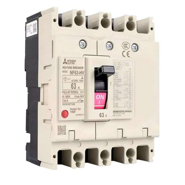 Mitsubishi NF63-HV 4P 63A Molded Case Circuit Breaker (MCCB)
