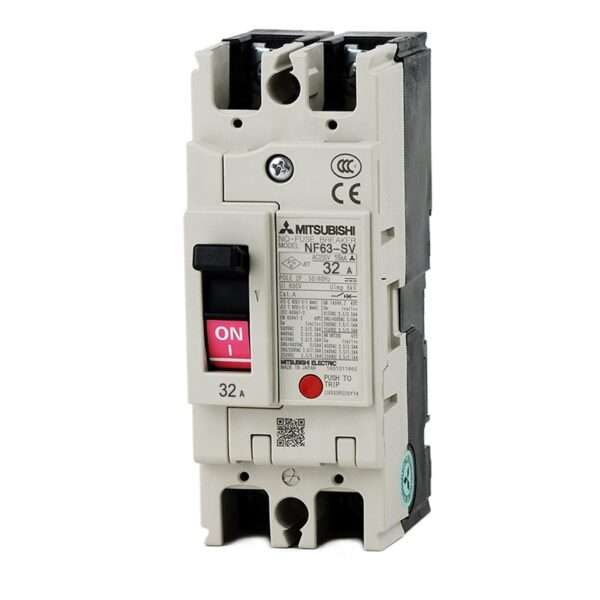 Mitsubishi NF63-SV 2P 32A Molded Case Circuit Breaker (MCCB)