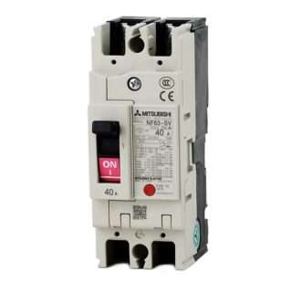 Mitsubishi NF63-SV 2P 40A Molded Case Circuit Breaker (MCCB)