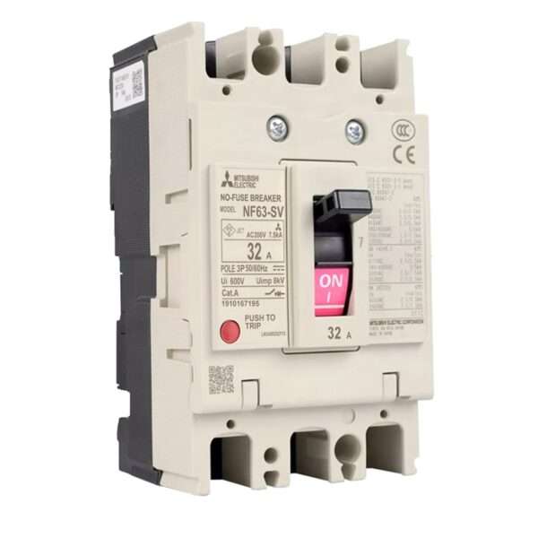 Mitsubishi NF63-SV 3P 32A Molded Case Circuit Breaker (MCCB)
