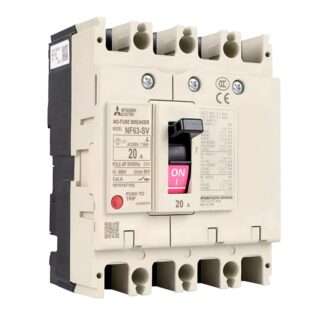 Mitsubishi NF63-SV 4P 20A Molded Case Circuit Breaker (MCCB)