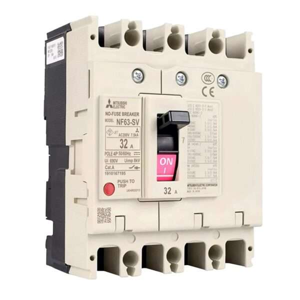 Mitsubishi NF63-SV 4P 32A Molded Case Circuit Breaker (MCCB)