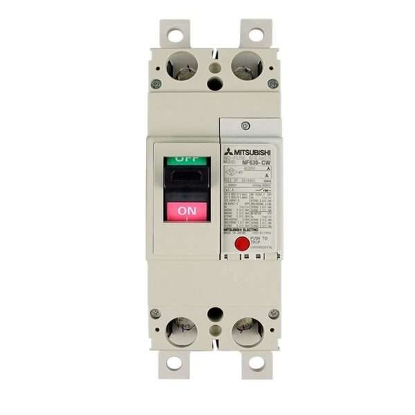 Mitsubishi NF630-CW 2P 500A Molded Case Circuit Breaker (MCCB)