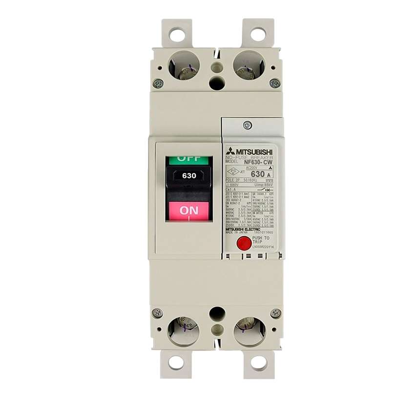 Mitsubishi NF630-CW 2P 630A Molded Case Circuit Breaker (MCCB)