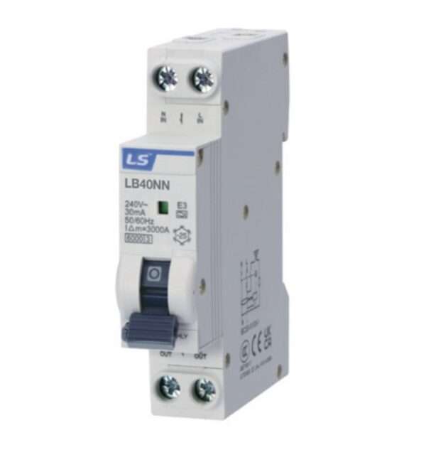 LS LB40NN 1P+N C10 30mA A-type Residual current circuit breakers with overcurrent protection (RCBO)