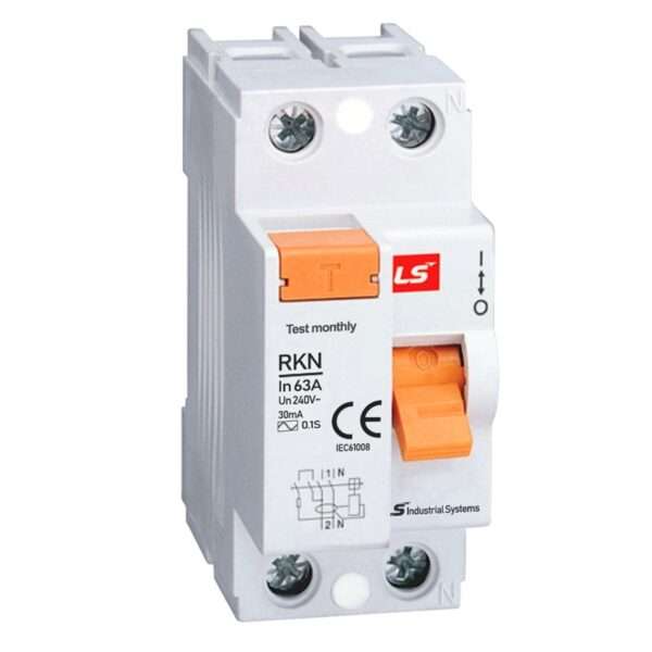 LS RKN 1P+N 63A 30mA Residual current circuit breakers (RCCB)